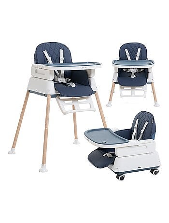 MUL-BOUTIQUE Chaise Haute Enfant,Chaise Repas Bébé Réglable En Hauteur,  Deux Modes d'Assise, Chaise Enfant Douce Et Sûre (beige) : : Bébé  et Puériculture