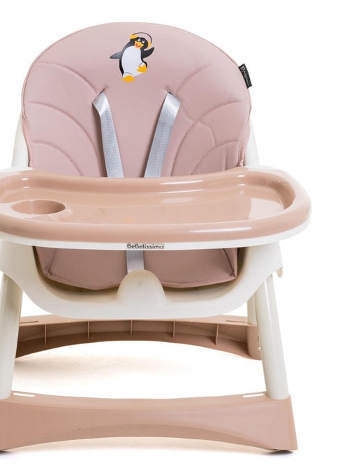 Chaise Haute Bébé Evolutive -dès 6 mois jusqu’à 20kg -Disco Pinguin - hauteur réglable - rose - Kiabi Chaise Haute Bébé Evolutive -dès 6 mois jusqu’à 20kg -Disco Pinguin - hauteur réglable - rose - Kiabi