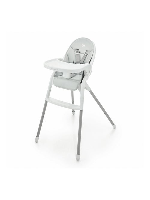 Chaise Haute Bébé Kinderkraft DINNLY évolutive et pliable, avec harnais 5 points et repose-pieds - Kiabi