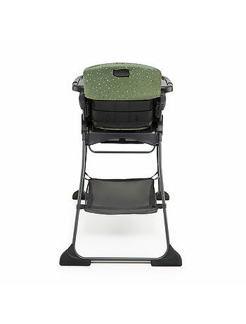Chaise Haute Bébé Kinderkraft FOLDEE pliable compacte dossier réglable plateau amovible double repas