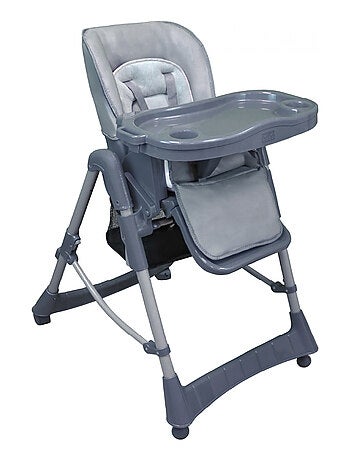 Chaise haute bébé pliable réglable hauteur dossier tablette - Ptit - Stella - Monsieur Bébé