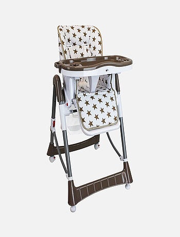 Chaise haute bébé pliable réglable hauteur dossier tablette - Ptit - Stella - Monsieur Bébé