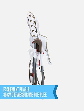 Chaise haute bébé pliable réglable hauteur dossier tablette - Ptit - Stella - Monsieur Bébé