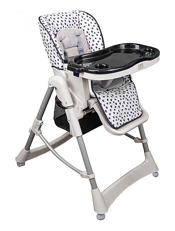 Chaise haute bébé pliable réglable hauteur dossier tablette - Ptit - Stella - Monsieur Bébé