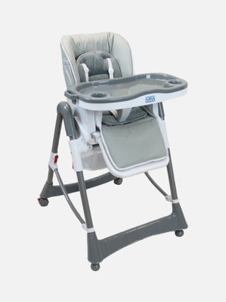 Chaise haute bébé pliable réglable hauteur dossier tablette -  Ptit - Perle - Monsieur Bébé