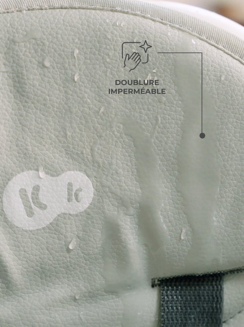 Chaise haute bebe pliante avec ceinture 5 points - Kiabi