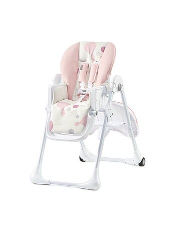 Chaise haute bébé réglable et pliable avec plateau amovible