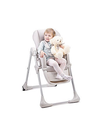 Chaise haute bébé réglable et pliable avec plateau amovible