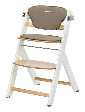 Chaise haute bébé Timba, avec coussin et tablette repas