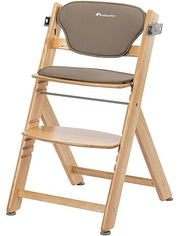 Chaise haute bébé Timba, avec coussin et tablette repas