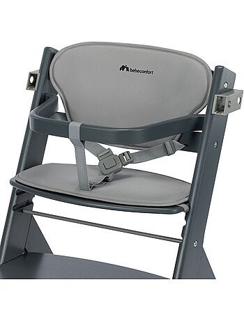 Chaise haute bébé Timba, avec coussin et tablette repas