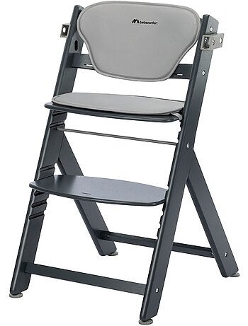 Chaise haute bébé Timba, avec coussin et tablette repas