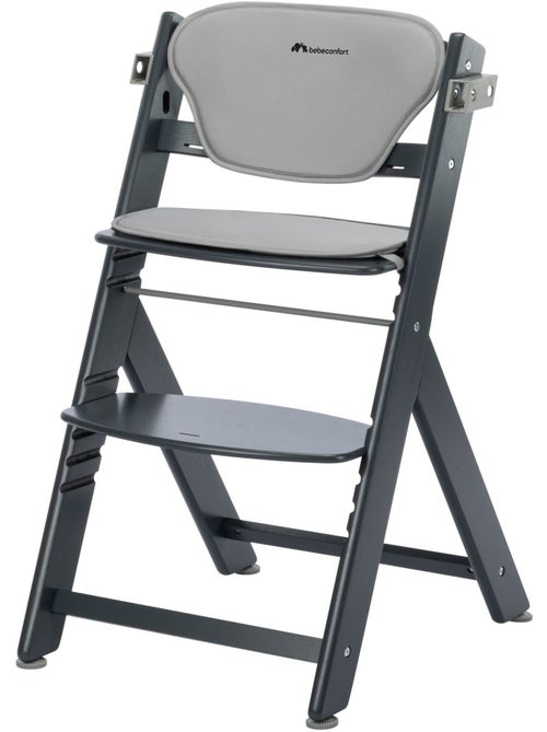 Chaise haute bébé Timba, avec coussin et tablette repas - Kiabi