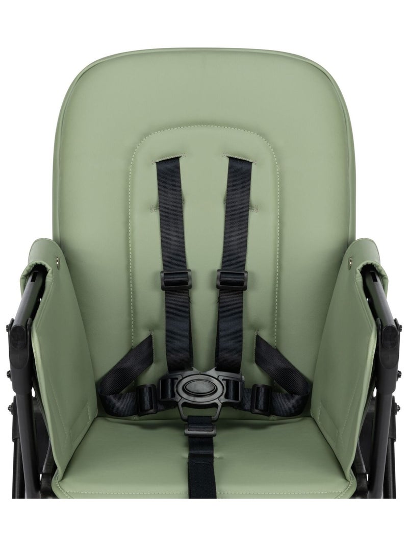 Chaise haute bébé ultra compacte Mallow Vert clair - Kiabi