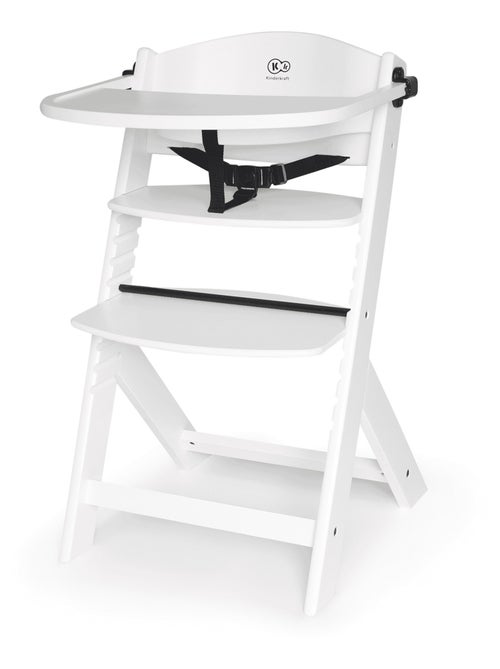 Chaise haute bois 3 en 1 réglable avec harnais de sécurité - Kiabi