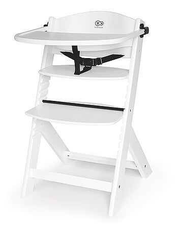 Chaise haute bois 3en1 réglable harnais