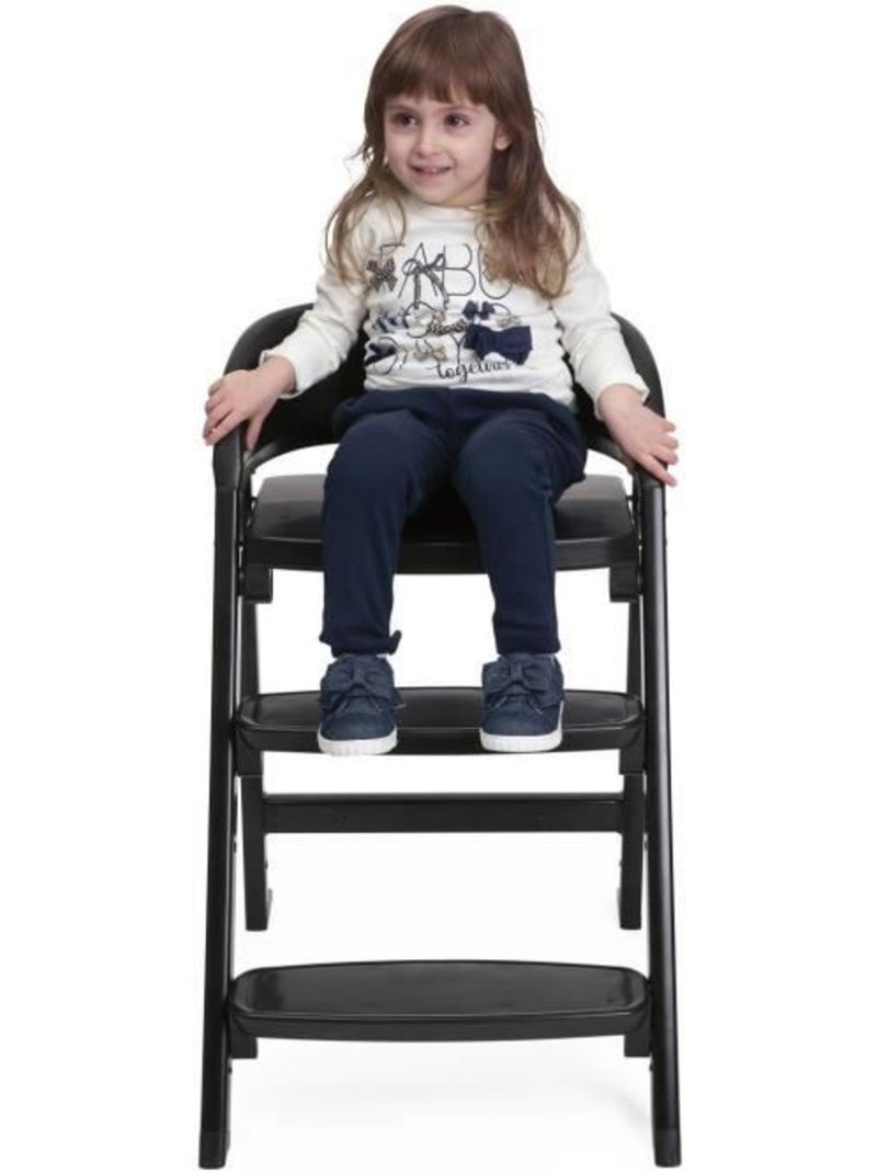Chaise haute chicco crescendo lite - cairo coal Noir - Kiabi