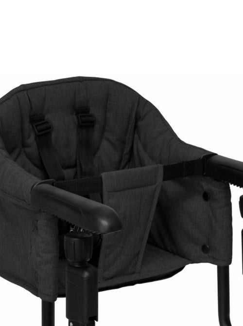 Chaise Haute CLIP-UP Noir avec Fixation Universelle et Praticité - Kiabi