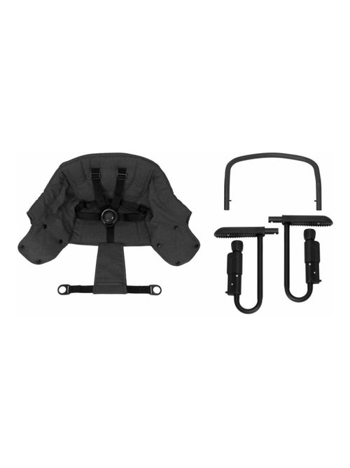Chaise Haute CLIP-UP Noir avec Fixation Universelle et Praticité - Kiabi