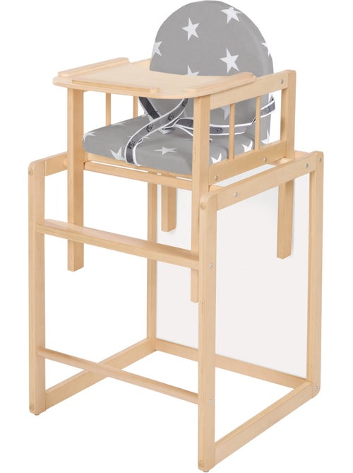 Chaise haute combinée avec coussin imperméable 'Little Stars' ROBA - Kiabi