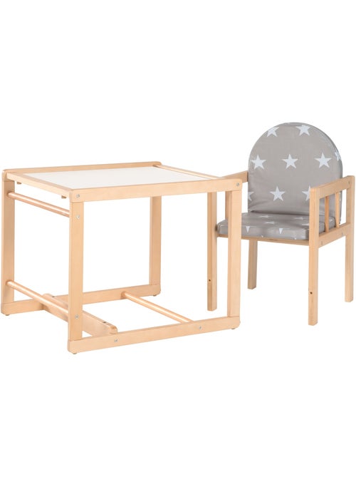 Chaise haute combinée avec coussin imperméable 'Little Stars' ROBA - Kiabi