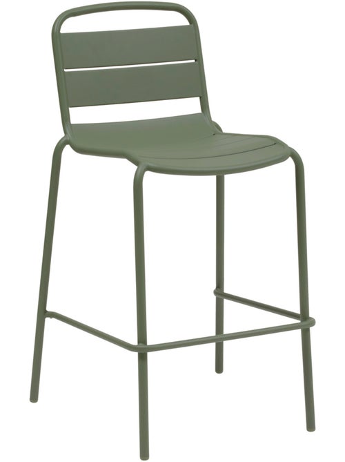 Chaise haute de jardin empilable en acier avec repose-pieds ALEGORIA - Kiabi Chaise haute de jardin empilable en acier avec repose-pieds ALEGORIA - Kiabi
