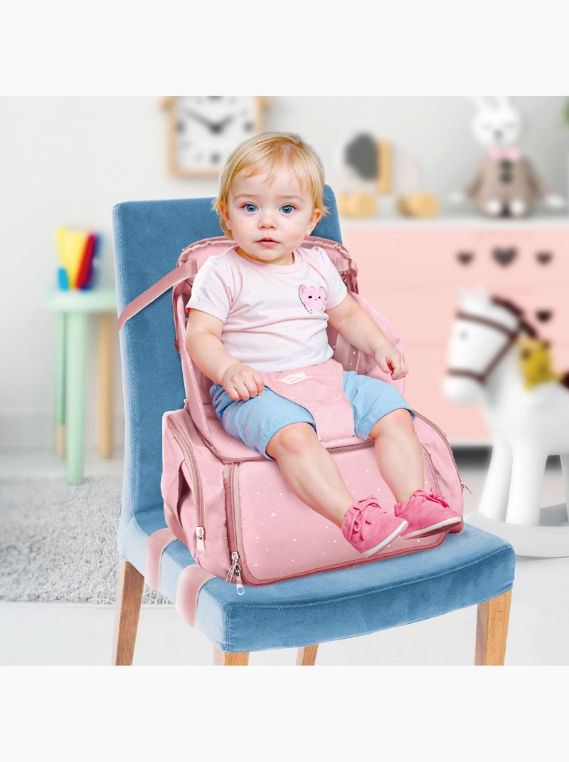 Chaise Haute de Voyage - Sac à Sushi Asalvo Rose - Kiabi