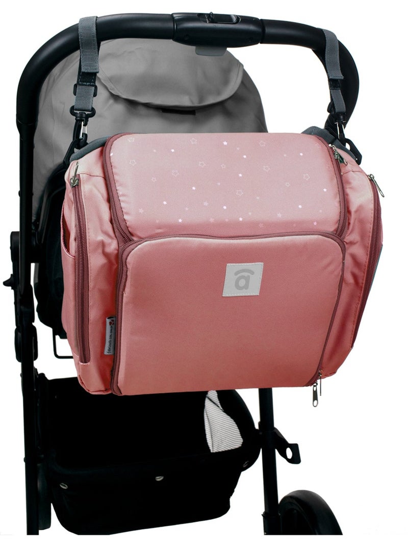 Chaise Haute de Voyage - Sac à Sushi Asalvo Rose - Kiabi