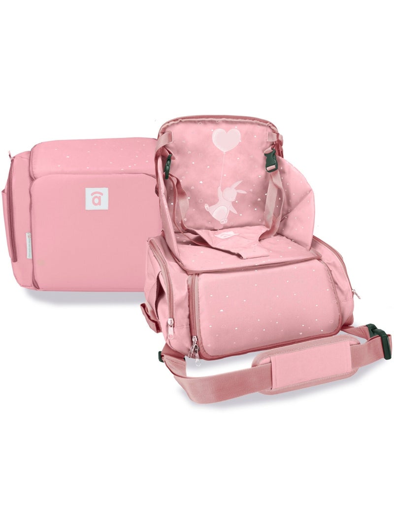 Chaise Haute de Voyage - Sac à Sushi Asalvo Rose - Kiabi