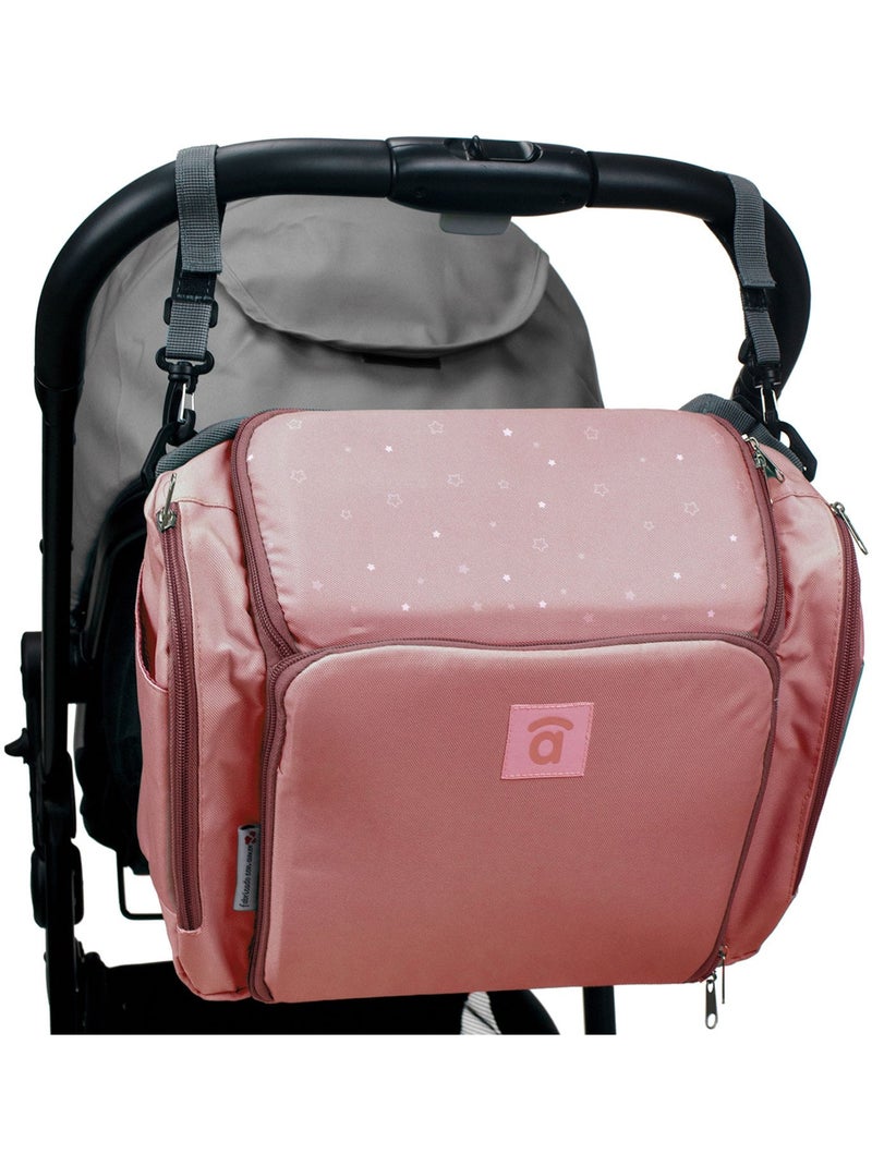 Chaise Haute de Voyage - Sac à Sushi Asalvo Rose - Kiabi