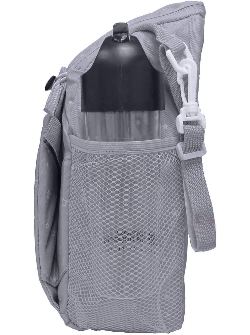 Chaise haute de voyage - Stars Hummus Bag Asalvo Gris - Kiabi