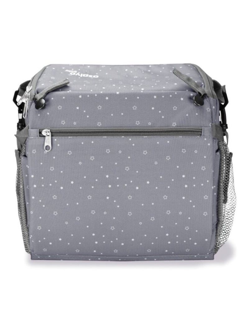 Chaise haute de voyage hummus Gris - Kiabi