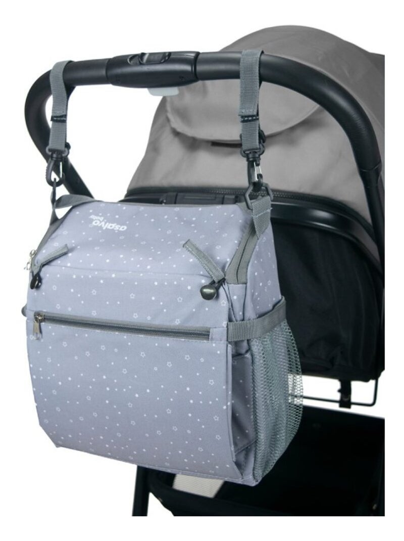 Chaise haute de voyage hummus Gris - Kiabi