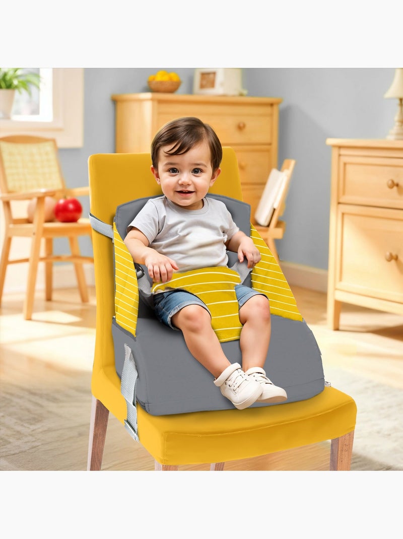 Chaise haute de voyage pour chien Asalvo Gris Jaune - Kiabi