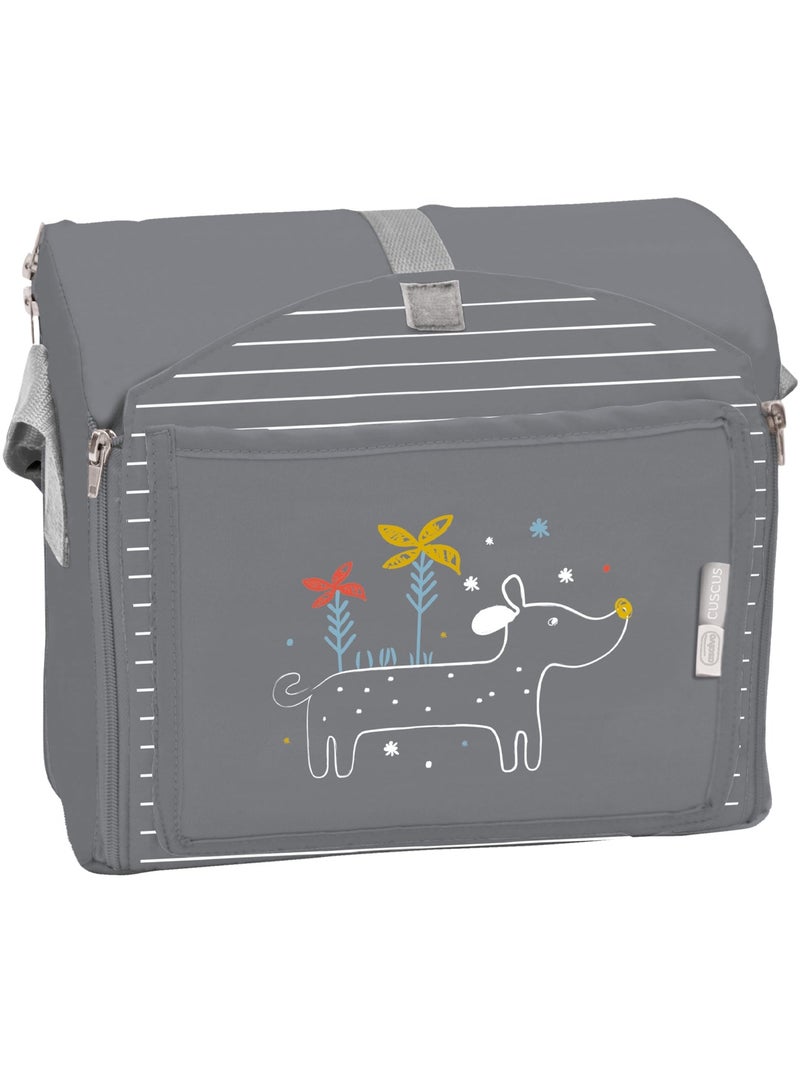 Chaise haute de voyage pour chien Asalvo Gris Jaune - Kiabi