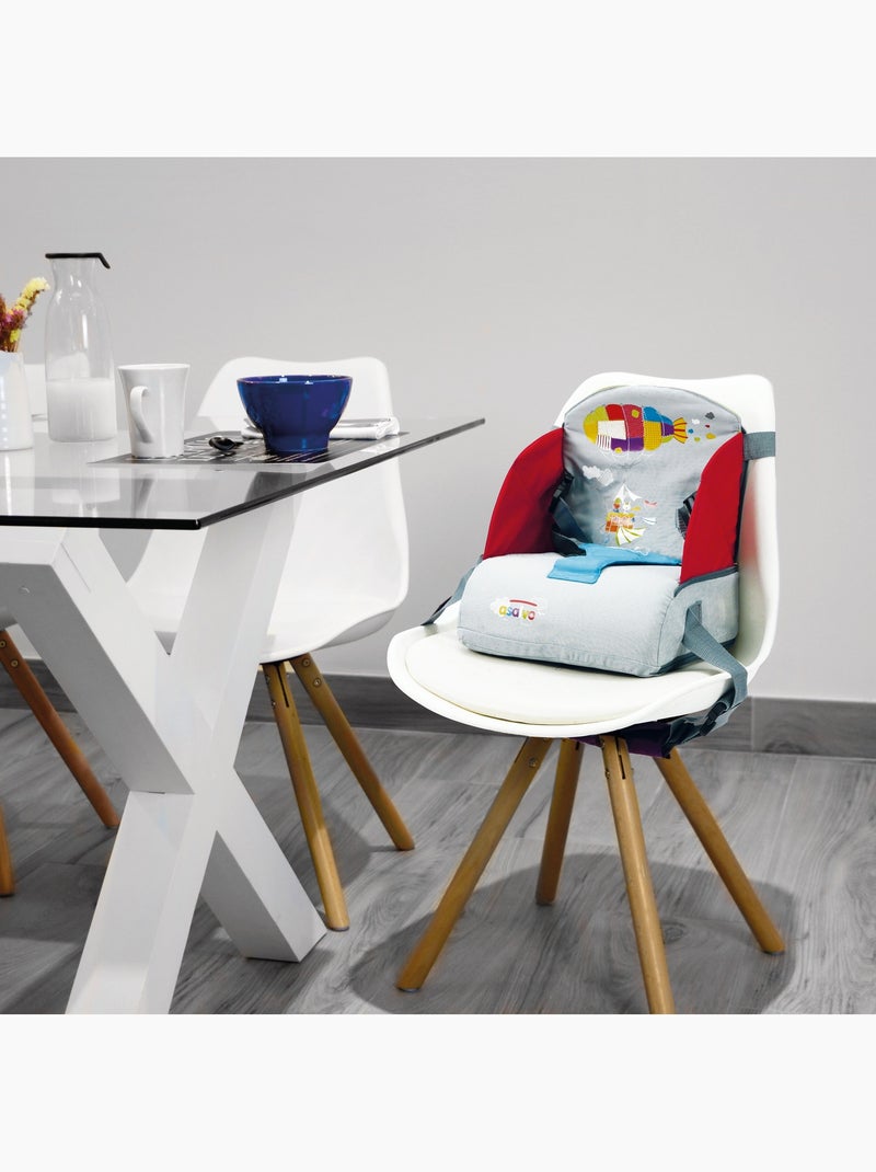 Chaise haute de voyage Zeppelin Asalvo Gris - Kiabi