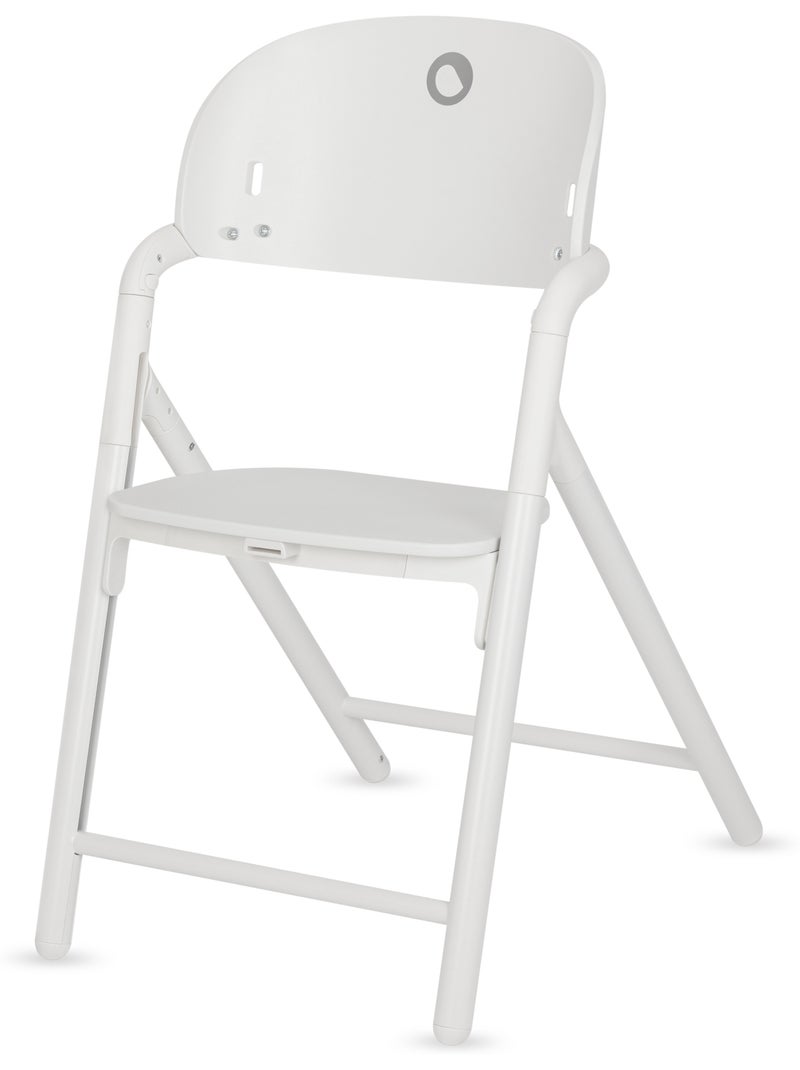 Chaise haute en bois 3en1 lionelo celia - jusqu'à 110kg - réglage d'une seule main - evolutive Blanc Beige - Kiabi