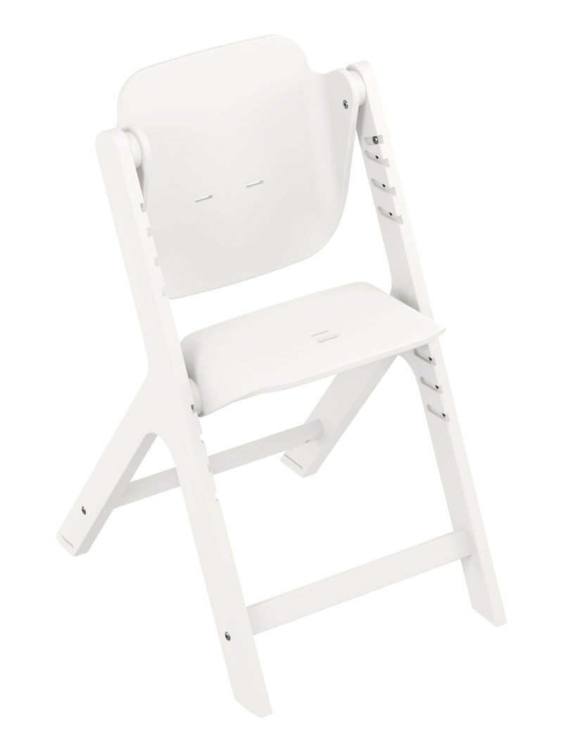 Chaise haute en bois évolutive Nesta Blanc - Kiabi