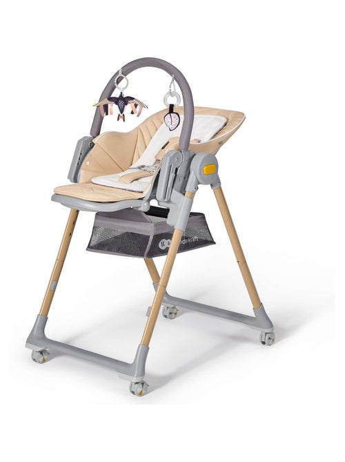 Chaise Haute et Transat Kinderkraft LASTREE 2 en 1 avec Dossier Inclinable et Hauteur Réglable - Kiabi Chaise Haute et Transat Kinderkraft LASTREE 2 en 1 avec Dossier Inclinable et Hauteur Réglable - Kiabi