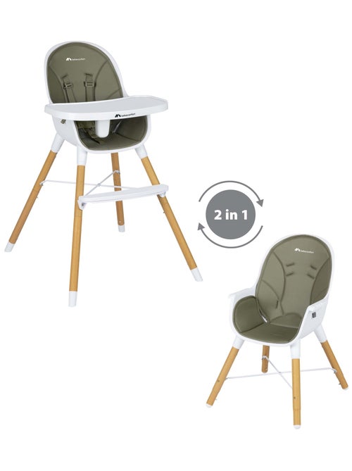 Chaise haute évolutive 2 en 1 Avista - Kiabi Chaise haute évolutive 2 en 1 Avista - Kiabi