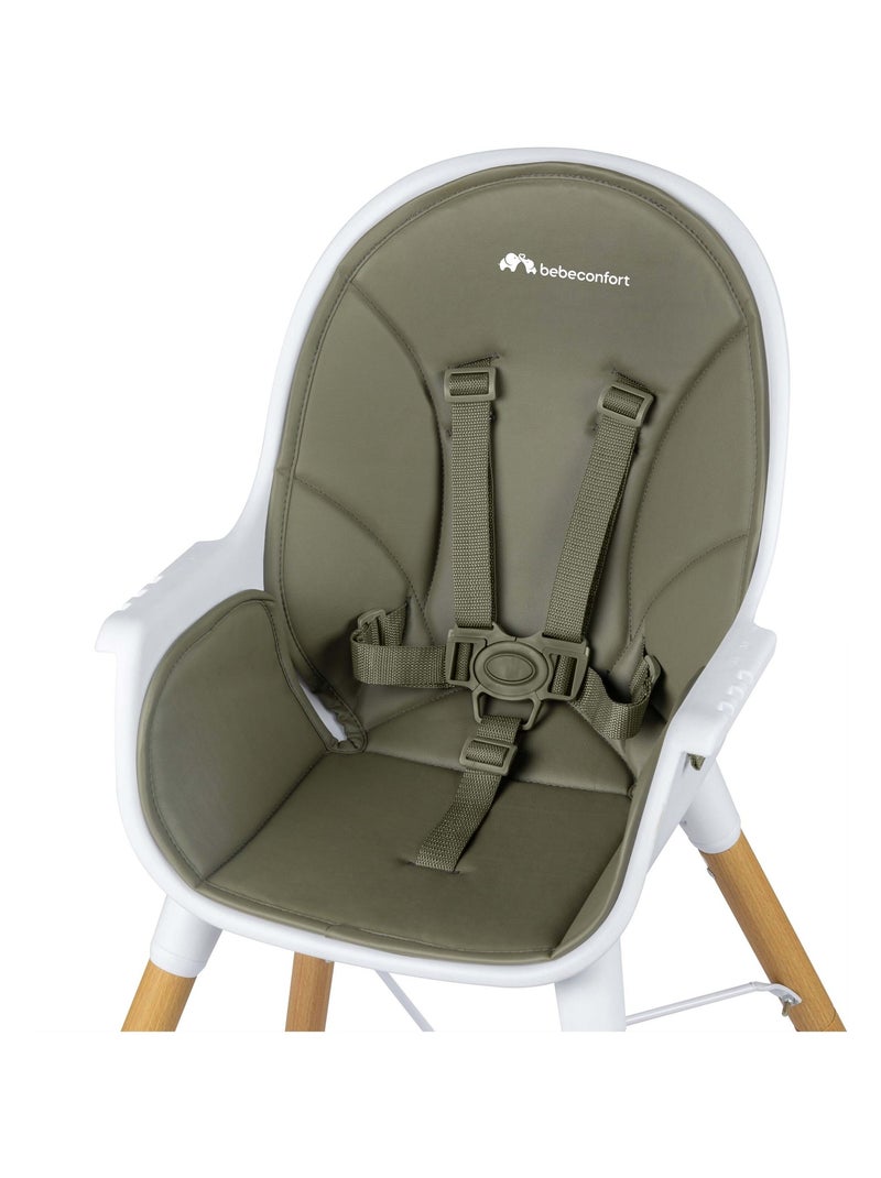 Chaise haute évolutive 2 en 1 Avista Vert - Kiabi
