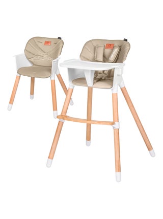 Chaise haute évolutive 2en1 LIONELO Koen - Jusqu'à 50kg - Léger - Plateau amovible