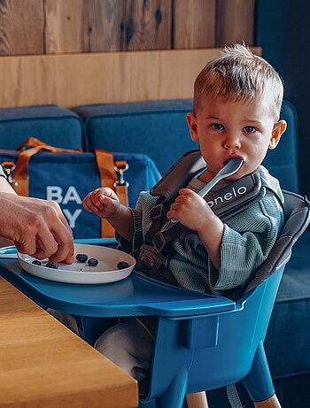 Chaise haute évolutive 2en1 LIONELO Koen - Jusqu'à 50kg - Léger - Plateau amovible