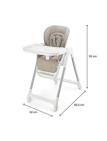 Chaise haute évolutive 3en1 réglable