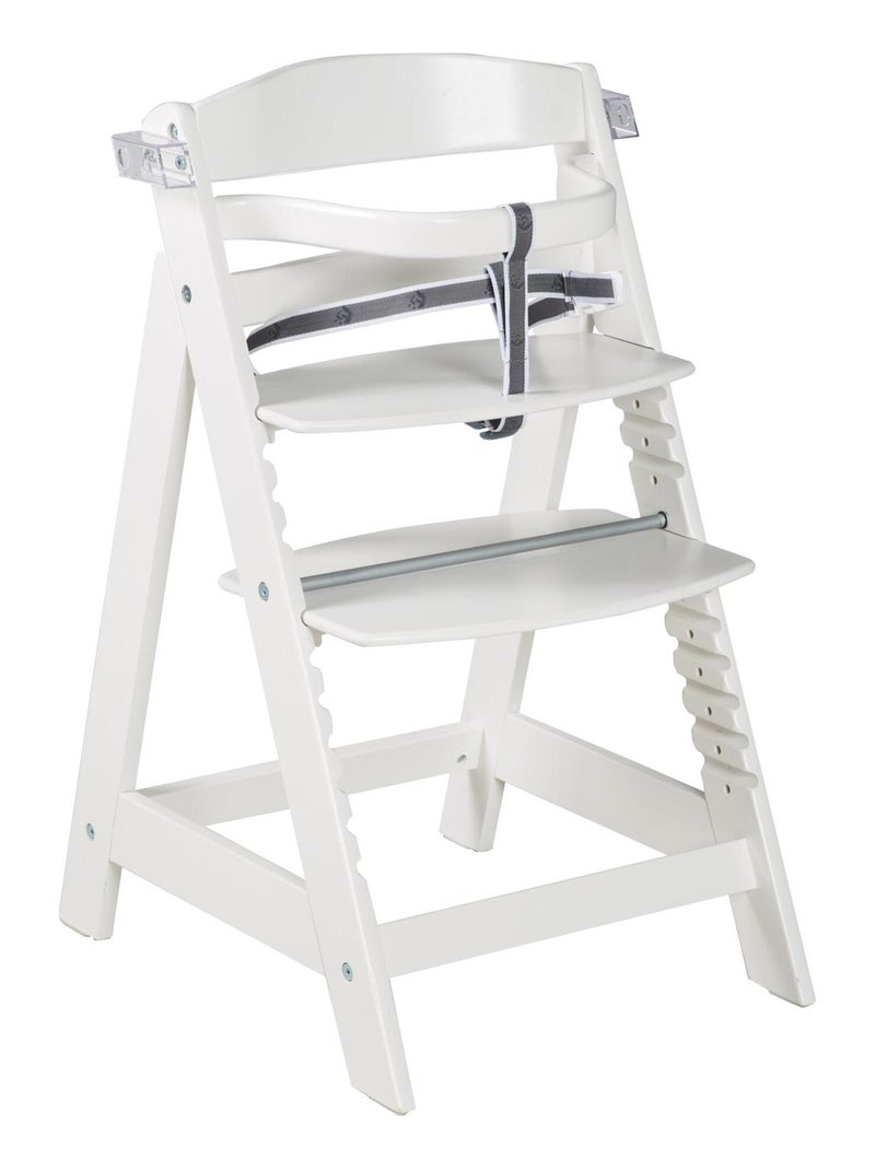 Chaise haute évolutive avec plateau amovible - ROBA 'sit up click & fun' Blanc - Kiabi