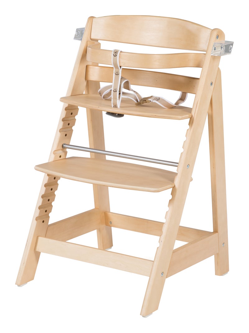 Chaise haute évolutive avec plateau amovible - ROBA 'sit up click & fun' Bois naturel - Kiabi