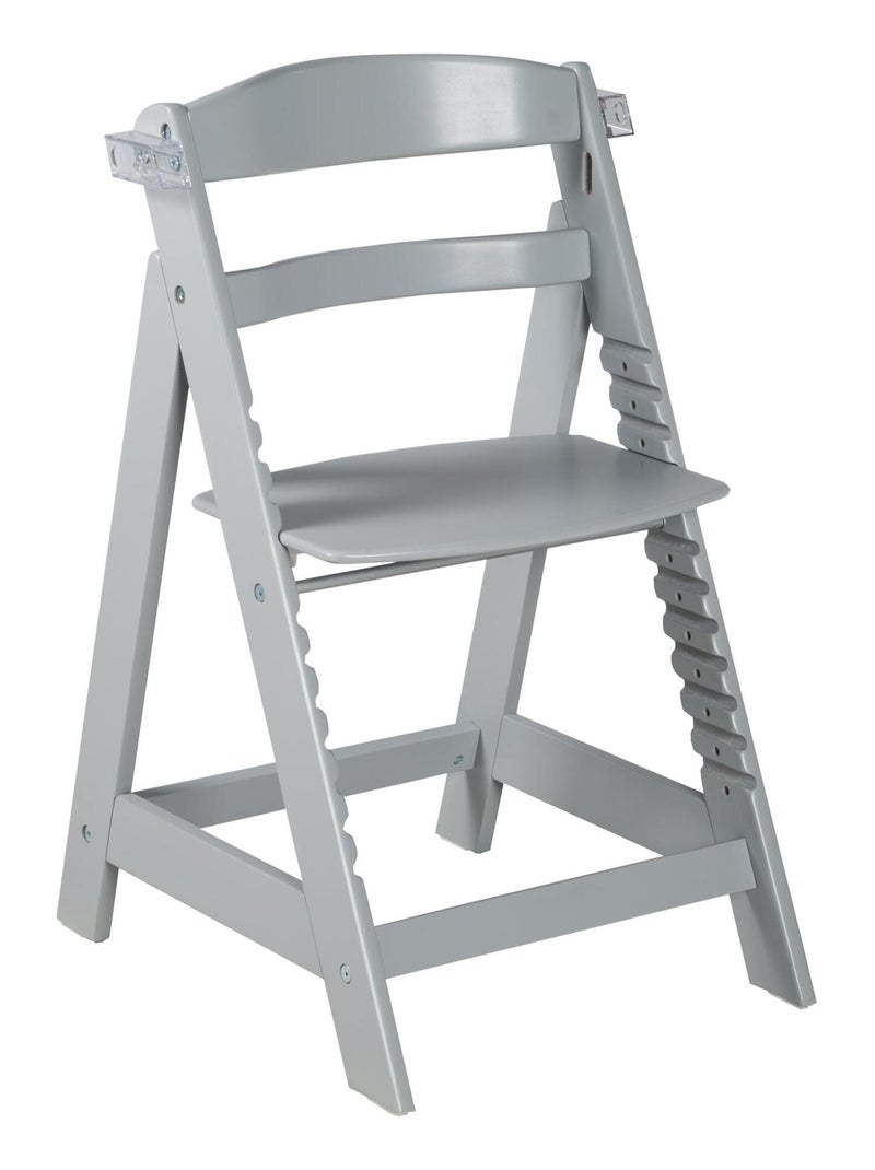 Chaise haute évolutive avec plateau amovible - ROBA 'sit up click & fun' Gris - Kiabi