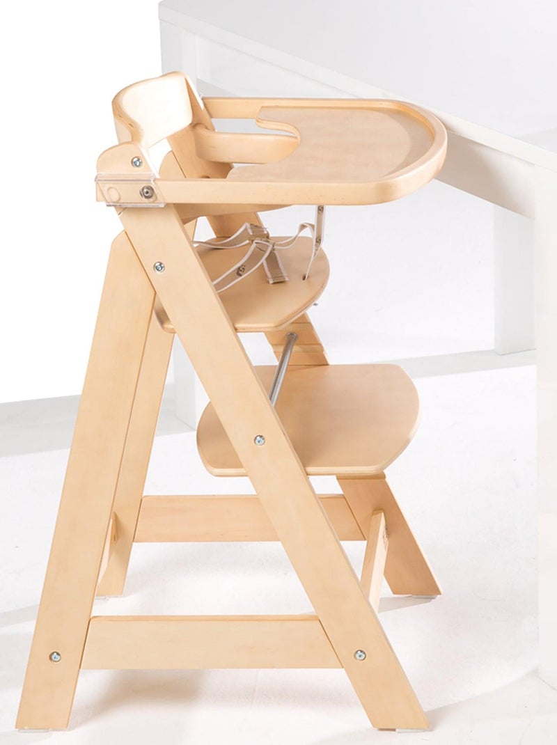 Chaise haute évolutive avec plateau repas amovible - Jusqu'à 70 kg - 'Roba Sit Up Fun' Marron clair - Kiabi