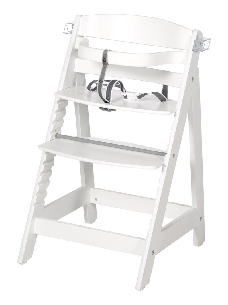 Chaise haute évolutive avec plateau repas amovible - ROBA 'sit up fun' Blanc - Kiabi