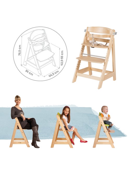 Chaise haute évolutive avec plateau repas amovible - ROBA 'sit up fun' - Kiabi